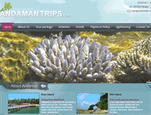 Tablet Screenshot of andamantrips.com